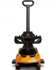 Машинка для катання Caretero (Toyz) Lamborghini Essenza Orange з батьківською ручкою